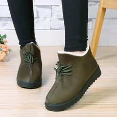 Women's Waterproof Snow Boots with Faux Fur Lining