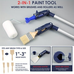 Angled Paint Brush Extension Tool For High Ceilings