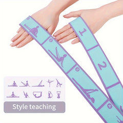 Yoga Stretching Tension Belt Fitness Resistance Rope for Dance Training