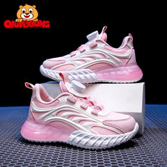 Girls Breathable Platform Sneakers Hook Loop Non Slip Shoes