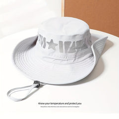 Men's Fisherman Hat Outdoor Sun Hat Summer Sunscreen Big Eaves