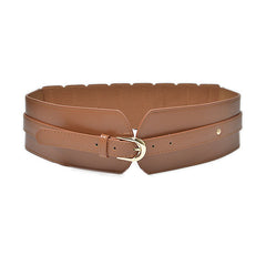 Wide Leather Waist Belt Corset for Women