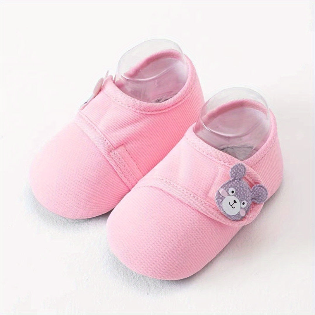 Bear Decor Non Slip Soft Floor Socks for Babies & Toddlers