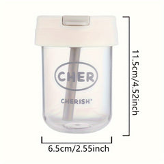300ml Kids Sports Water Bottle with Straw - Outdoor-Friendly