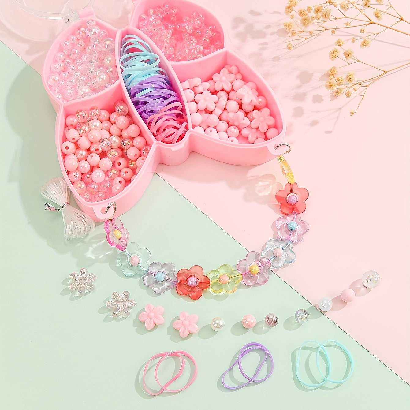 DIY Colorful Plastic Chain Handbag for Girls