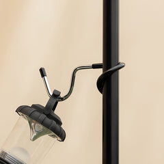 Stainless Steel Camping Light Pole Hook with Non slip Portable Pig Tail Storage