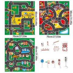 Educational Road Traffic Play Mat