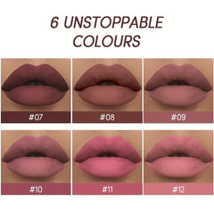 Matte Liquid Lipstick Lip Liner Set Nude Lip Gloss