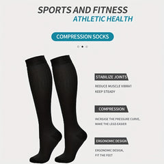 3 Pairs Copper Compression Socks - Improve Circulation & Reduce Swelling