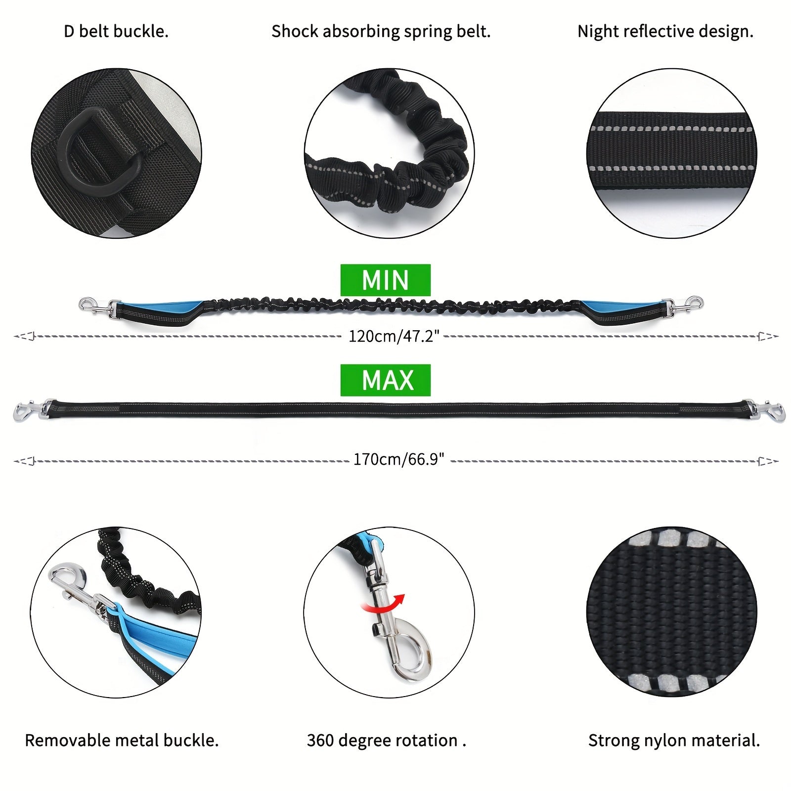 Nylon Waist Bag for Sports Hiking Outdoor Travel