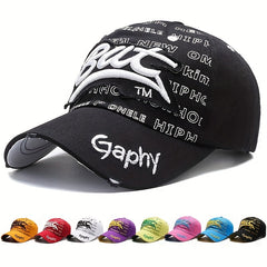 Hip Hop Baseball Cap Letter Embroidery Duck Hat