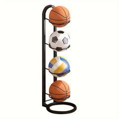 Carbon Steel Ball Storage Rack Basketball Display Stand