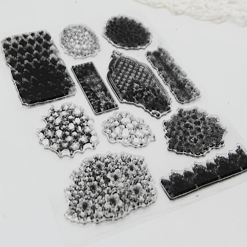 Transparent Silicone Stamp for Elegant Crafts