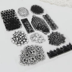Transparent Silicone Stamp for Elegant Crafts