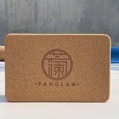 Cork Yoga Brick High Density Support for Yoga Pilates Stretching