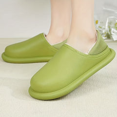 Women's Soft Plush Lined Home Slippers Warm Indoor Shoes