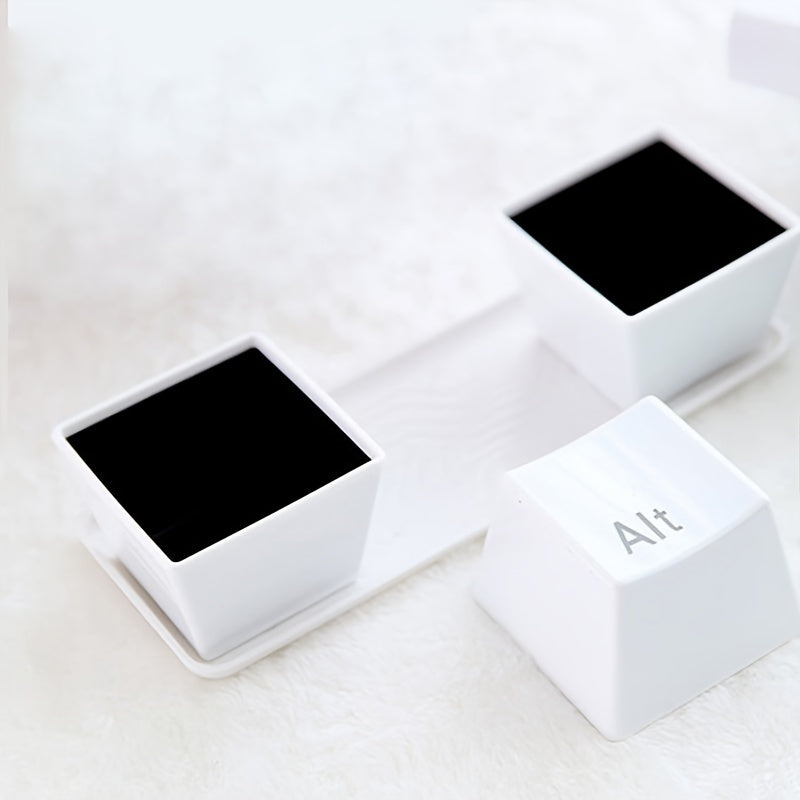 3pcs Funny Keyboard Shaped Water Cup 200ml Lightweight Coffee Cup