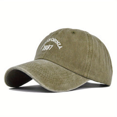 Casual Sunscreen Embroidered Baseball Cap Retro Sun Visor Hat