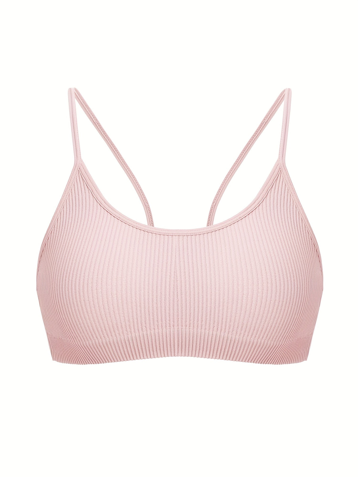 Comfy Ribbed Wireless Bra for Women