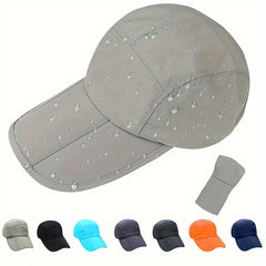 Waterproof Baseball Cap Snapback Hat Adjustable Summer Sun Hat