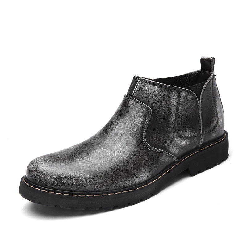 Men's Chelsea Boots Casual Walking Shoes Preppy Style