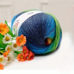 Gradient Wool Yarn Multicolor Rainbow Yarn for Knitting & Crochet