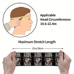 Retro Slasher Forever Unisex Sports Headband Sweat Wicking Stretchy & Breathable