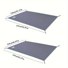 Waterproof Camping Tarp Thicken Beach Pad Sun Canopy Ground Sheet