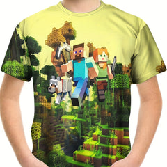Adventure Scene Print Kids T-shirt