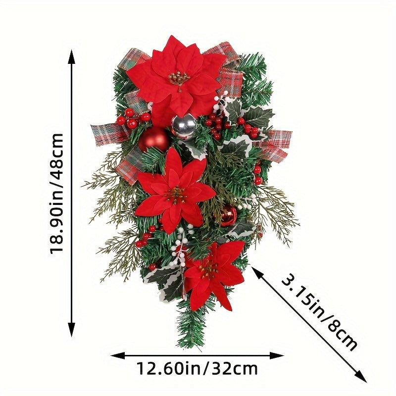 Christmas Flower Hanging Decoration For Wall And Door