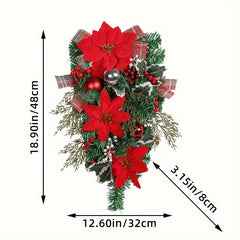 Christmas Flower Hanging Decoration For Wall And Door