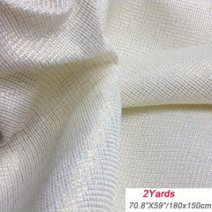 Polyester And Linen Cationic Woven Fabric DIY Background Window Display