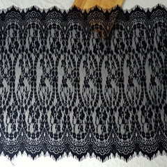 3M Chantilly Lace Trim Eyelash Edges Wedding Veil Fabric Width