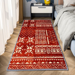 Geometric Pattern Loop Pile Fabric Rug - Various Sizes Available