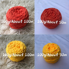 Ice Strips Yarn for DIY Handbag & Cushion - Single Thread Large Ball Polye