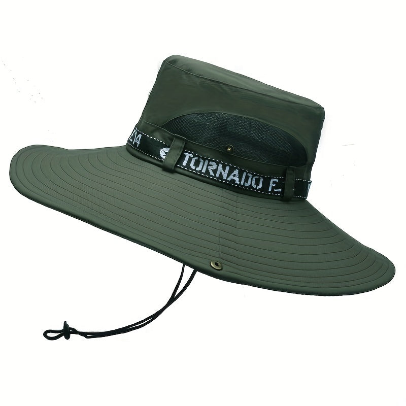 Breathable Sunscreen Fishing Hat with Large Eaves