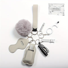 8pcs Self Defense KeyChain Protective Accessories Set Men