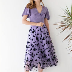 Polka Dot High Waist Skirts Solid Versatile Skirts