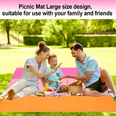 Waterproof Sandproof Beach Blanket Large Size with 4 Nails & Storage Bag