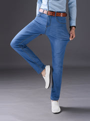 Men's Slim Elastic Durable Business Casual Pants