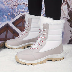 Women's Thick Snow Shoes High Tube, Non-slip, Warm & Wear Resistant