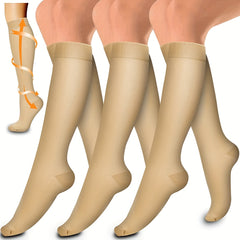 3 Pairs Copper Compression Socks for Men and Women