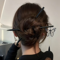 Sandalwood Hairpin Modern Daily Wooden Headdress