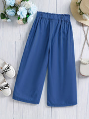 Girls Casual Wide Leg Pants Spring Summer Clothes