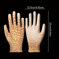 2 Pairs Gardening Gloves For Women And Men Outdoor Protective Work Gloves