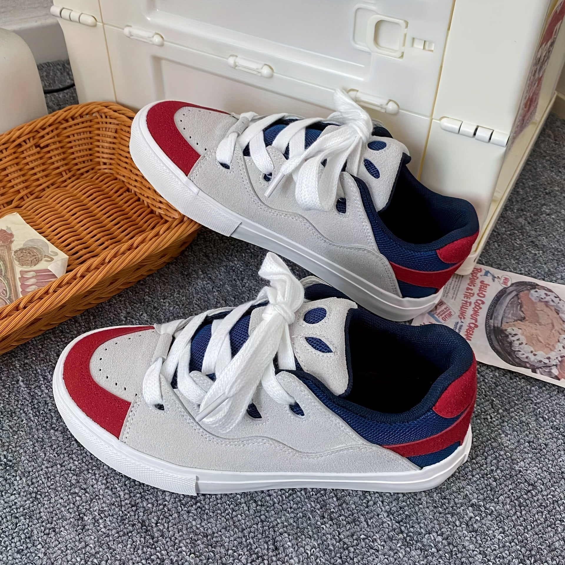 Men's Lace Up Canvas Shoes Breathable Lightweight Casual Shoes