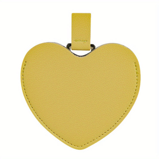 Heart Shaped Makeup Mirror Metal Ultra Thin Mini Vanity Mirror