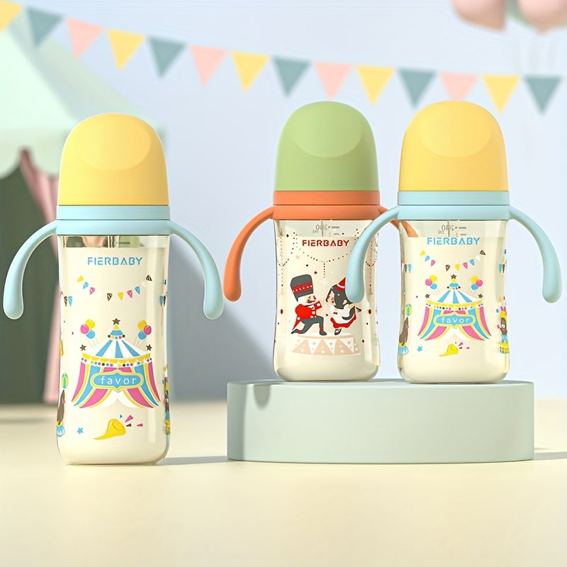 6 Month High Temp Resistant Milk Bottle - Anti Fall & Anti Flatulence