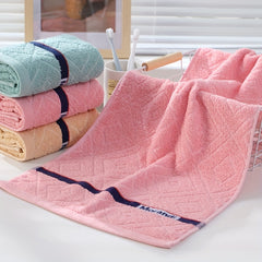 Plain Cotton Hand Towel Soft Skin-friendly Face Towel for Home Bathroom