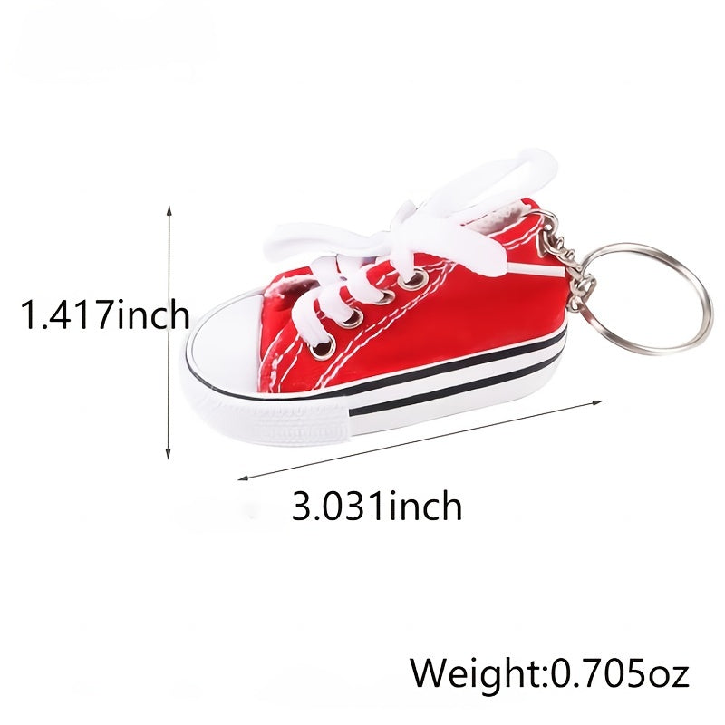 Canvas Shoes Keychain Funny Key Ring Pendant Bag Accessories
